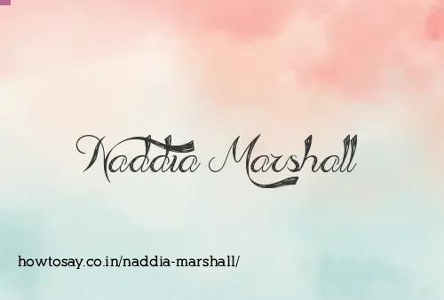 Naddia Marshall