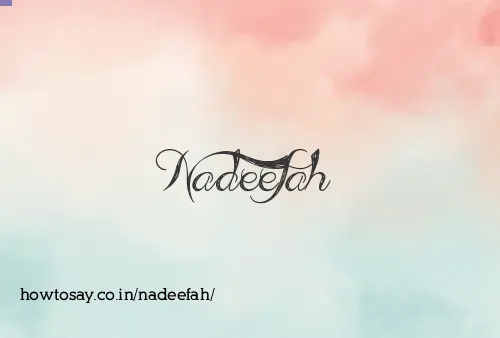 Nadeefah