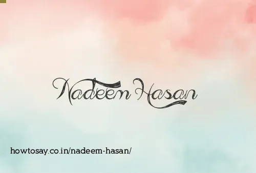 Nadeem Hasan