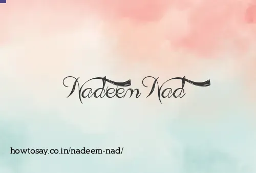 Nadeem Nad