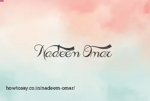 Nadeem Omar