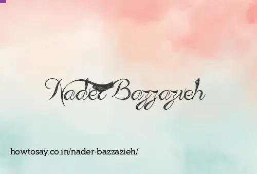 Nader Bazzazieh