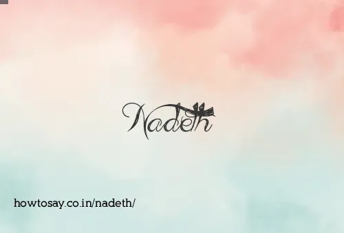 Nadeth