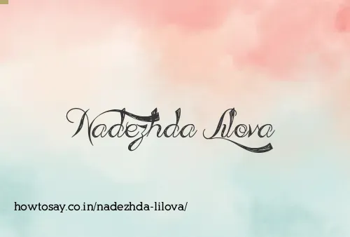 Nadezhda Lilova