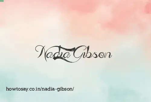 Nadia Gibson