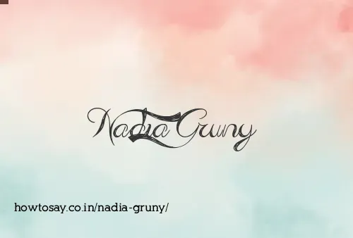 Nadia Gruny