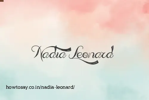 Nadia Leonard