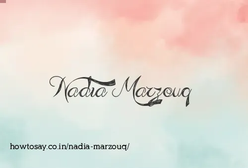 Nadia Marzouq