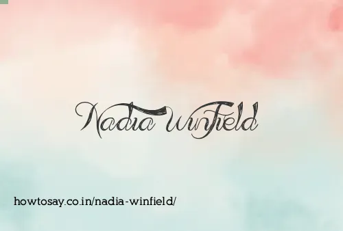Nadia Winfield