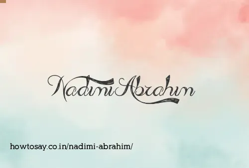 Nadimi Abrahim
