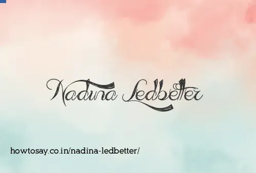 Nadina Ledbetter
