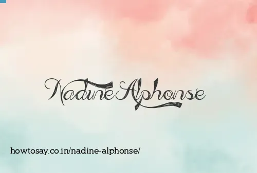 Nadine Alphonse