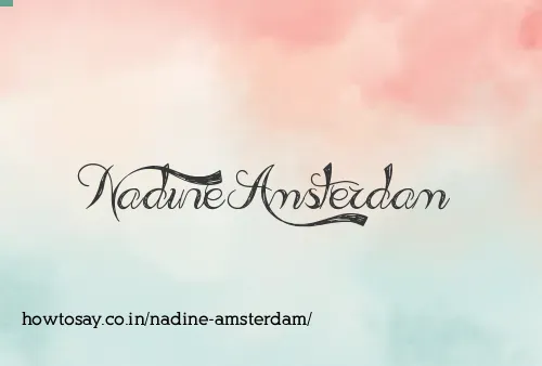 Nadine Amsterdam