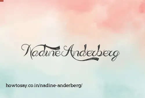 Nadine Anderberg