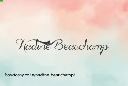 Nadine Beauchamp