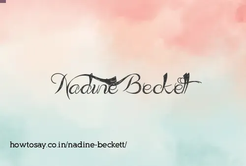 Nadine Beckett