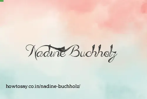Nadine Buchholz
