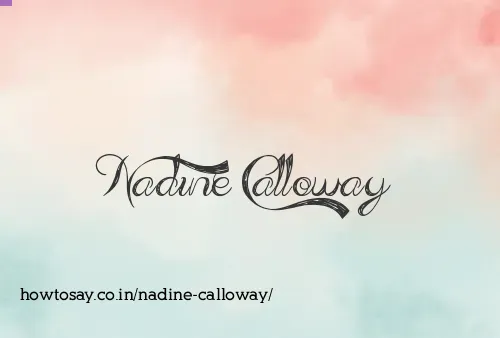 Nadine Calloway