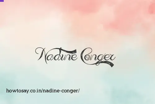 Nadine Conger