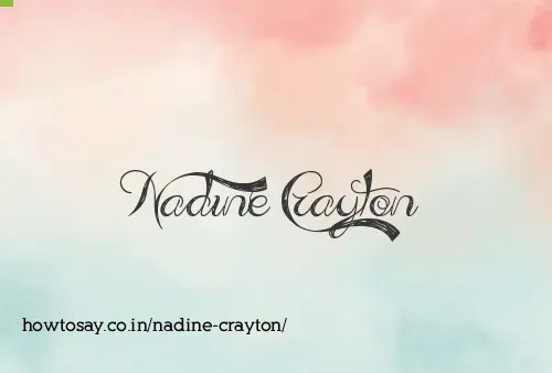 Nadine Crayton