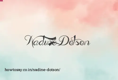 Nadine Dotson