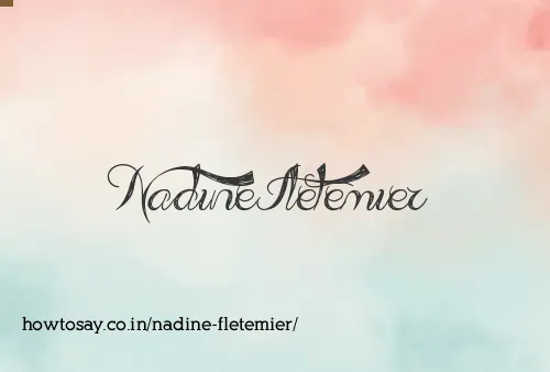 Nadine Fletemier