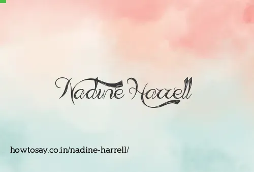 Nadine Harrell