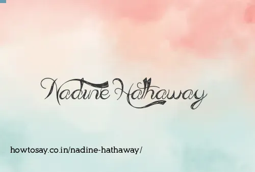 Nadine Hathaway