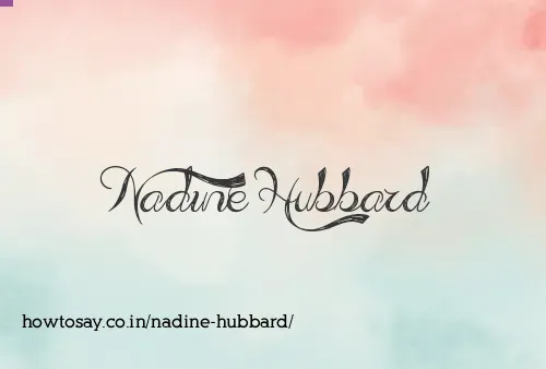 Nadine Hubbard