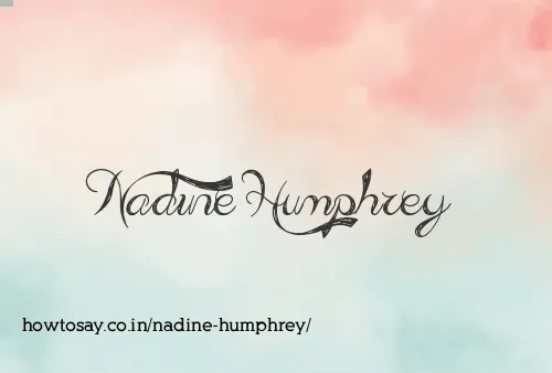 Nadine Humphrey