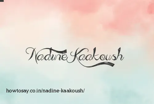 Nadine Kaakoush