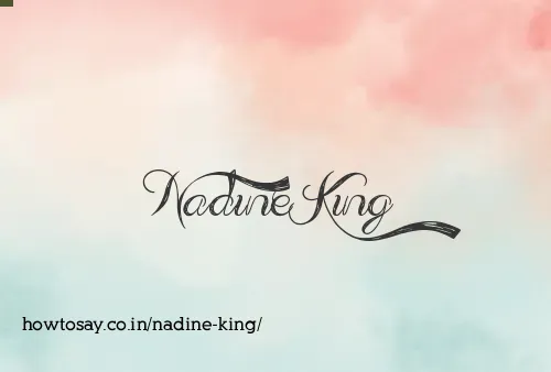 Nadine King