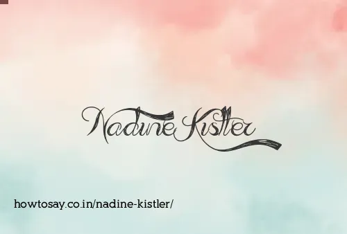 Nadine Kistler