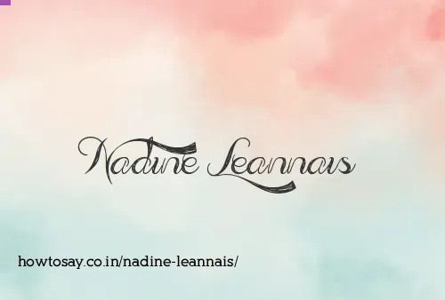Nadine Leannais
