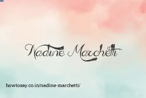 Nadine Marchetti