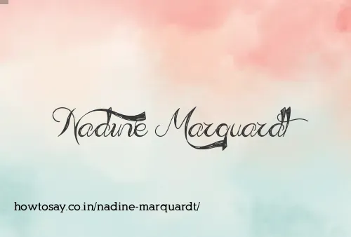 Nadine Marquardt