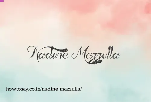 Nadine Mazzulla