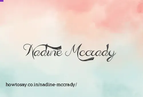 Nadine Mccrady