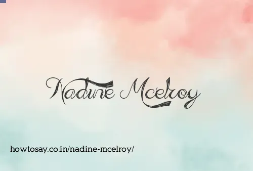 Nadine Mcelroy