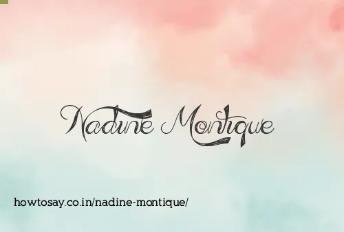 Nadine Montique