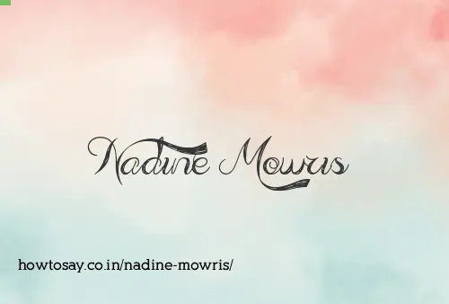 Nadine Mowris