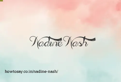 Nadine Nash
