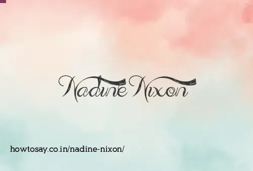 Nadine Nixon