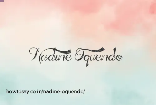 Nadine Oquendo