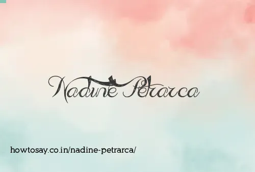 Nadine Petrarca