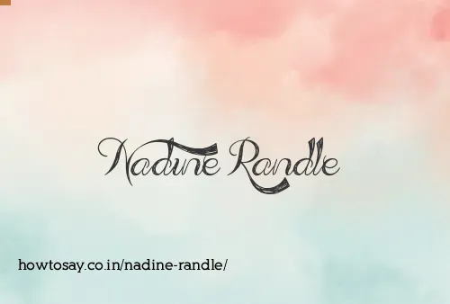 Nadine Randle