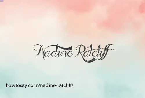 Nadine Ratcliff