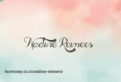 Nadine Reimers