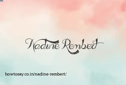 Nadine Rembert
