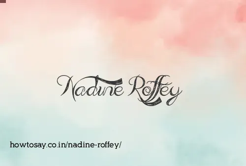 Nadine Roffey